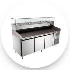 Commercial Pizza Prep Tables