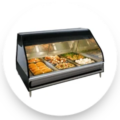 Commercial Heated Display Cases Equipment