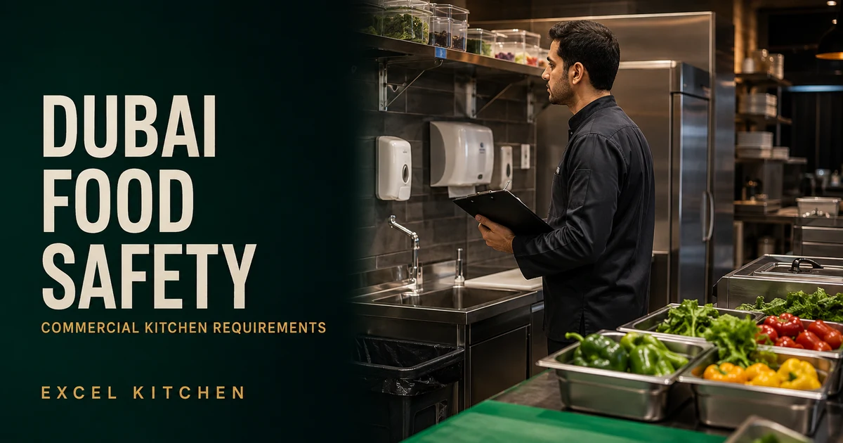 Dubai Municipality Food Safety Requirements for Commercial Kitchens
