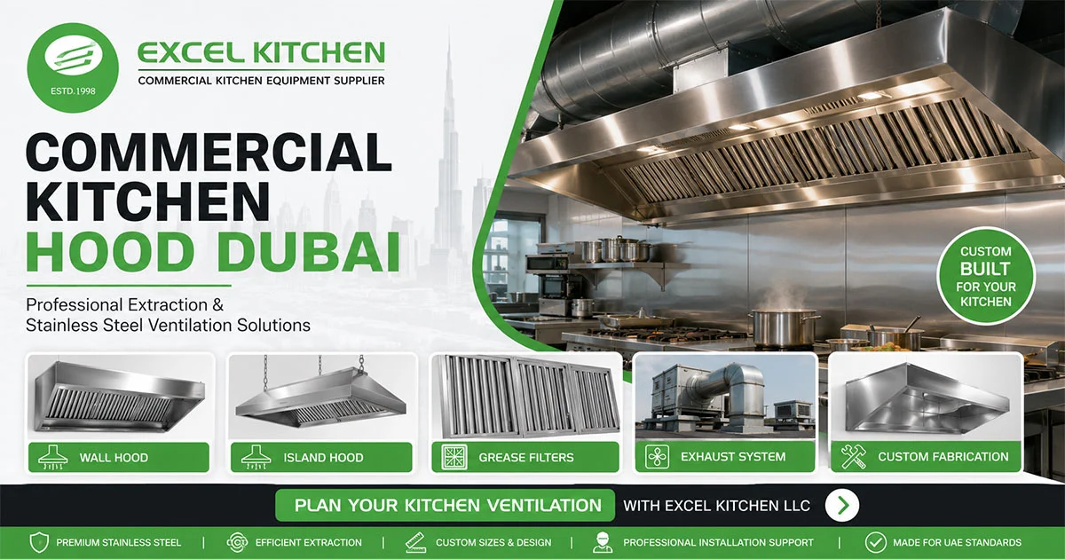 Commercial Kitchen Hood Dubai: Ventilation Buying Guide