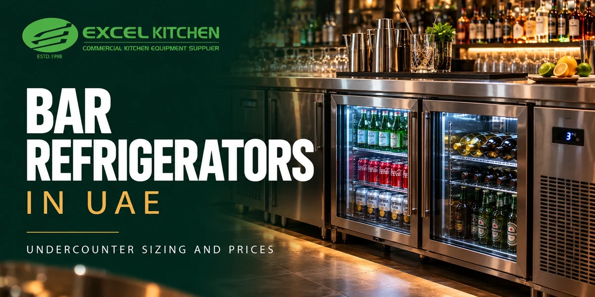 Bar refrigerators in UAE: undercounter sizing and prices
