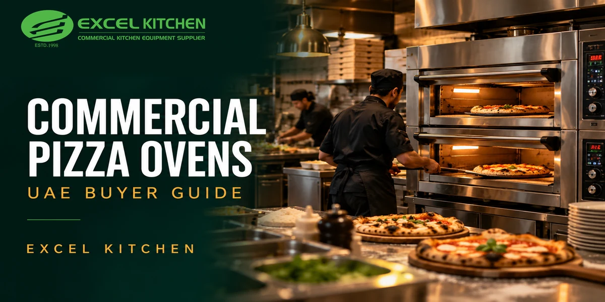 Commercial pizza ovens in UAE: deck, conveyor and electric