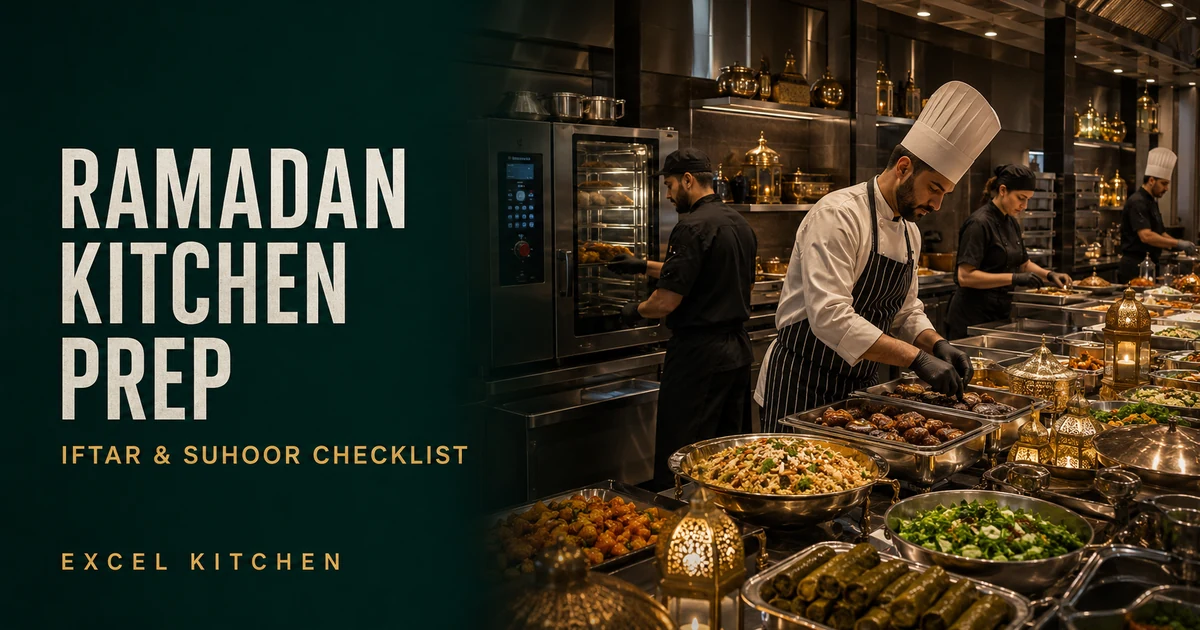 Ramadan Kitchen Prep: Equipment Checklist for High-Volume Iftar & Suhoor Service