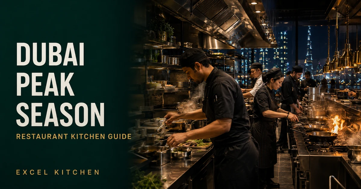 Preparing Your Restaurant Kitchen for Dubai's Peak Tourist Season