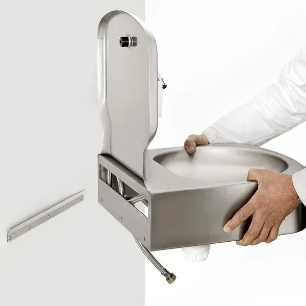 Tournus TS 2000N Hands-Free Stainless Steel Wash Basin – Wall-Mounted Hygiene Station 15