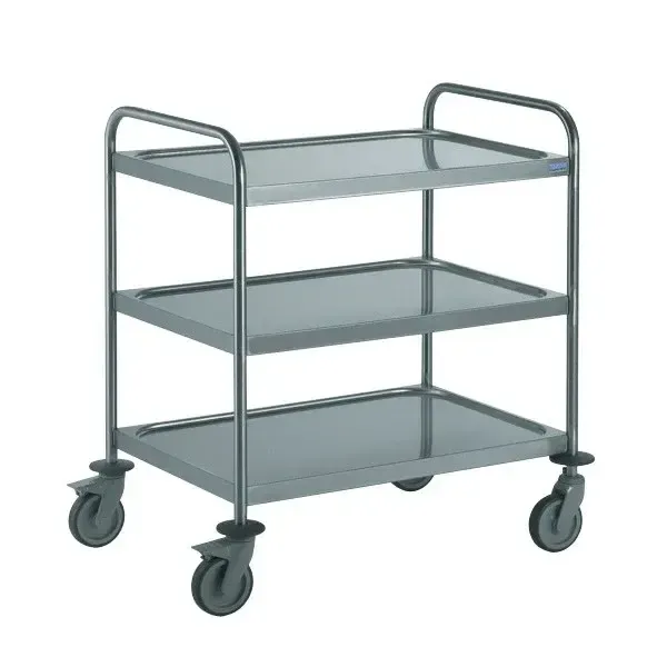 Tournus 3 Tier Stainless Steel Service Trolley