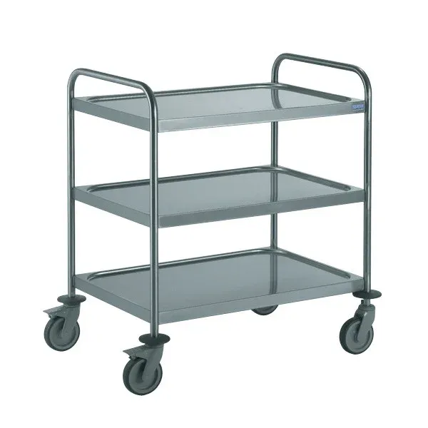 Tournus 3 Tier Stainless Steel Service Trolley 7