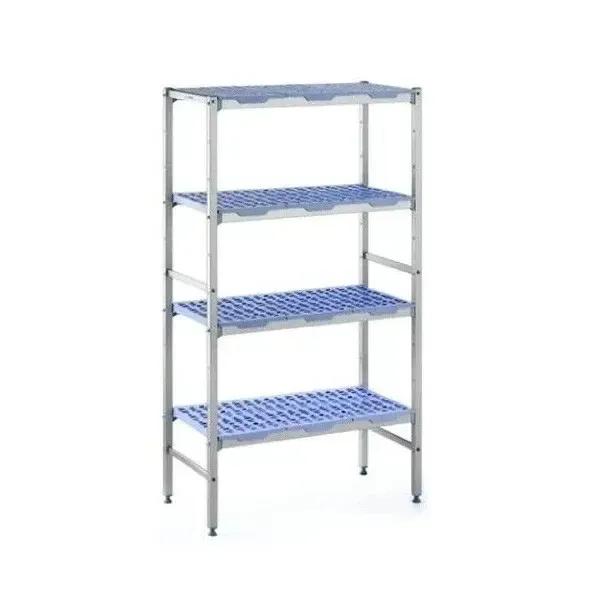 4 Tier Shelving Unit – PLE0890 | 890x500x1750 mm | Anodized Aluminium Rack