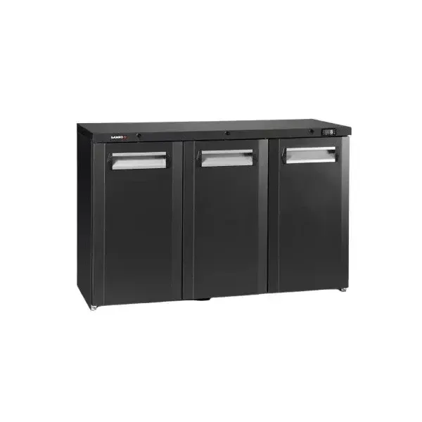 Maxiglass LG3/315 Low Height Commercial Bottle Cooler – 338L Capacity, Triple Hinged Glass Doors