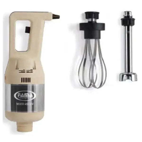 FAMA FM450VVC400 Heavy Duty Hand Mixer with 400 mm Shaft & Variable Speed – 450W Professional Whisk
