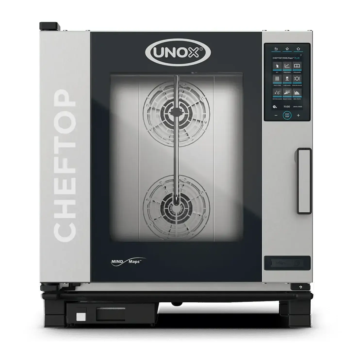 UNOX CHEFTOP MIND.Maps PLUS XEVC-0711-GPRM-MS Gas Combi Oven