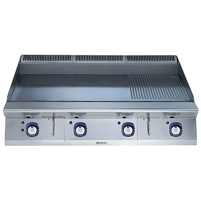 Electrolux Professional 900XP 1200mm Electric Fry Top HP – Smooth & Ribbed Chromium Plate