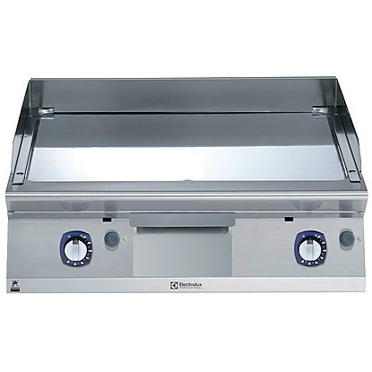 Electrolux Professional 700XP 800mm Gas Fry Top – Smooth Polished Chrome Plate