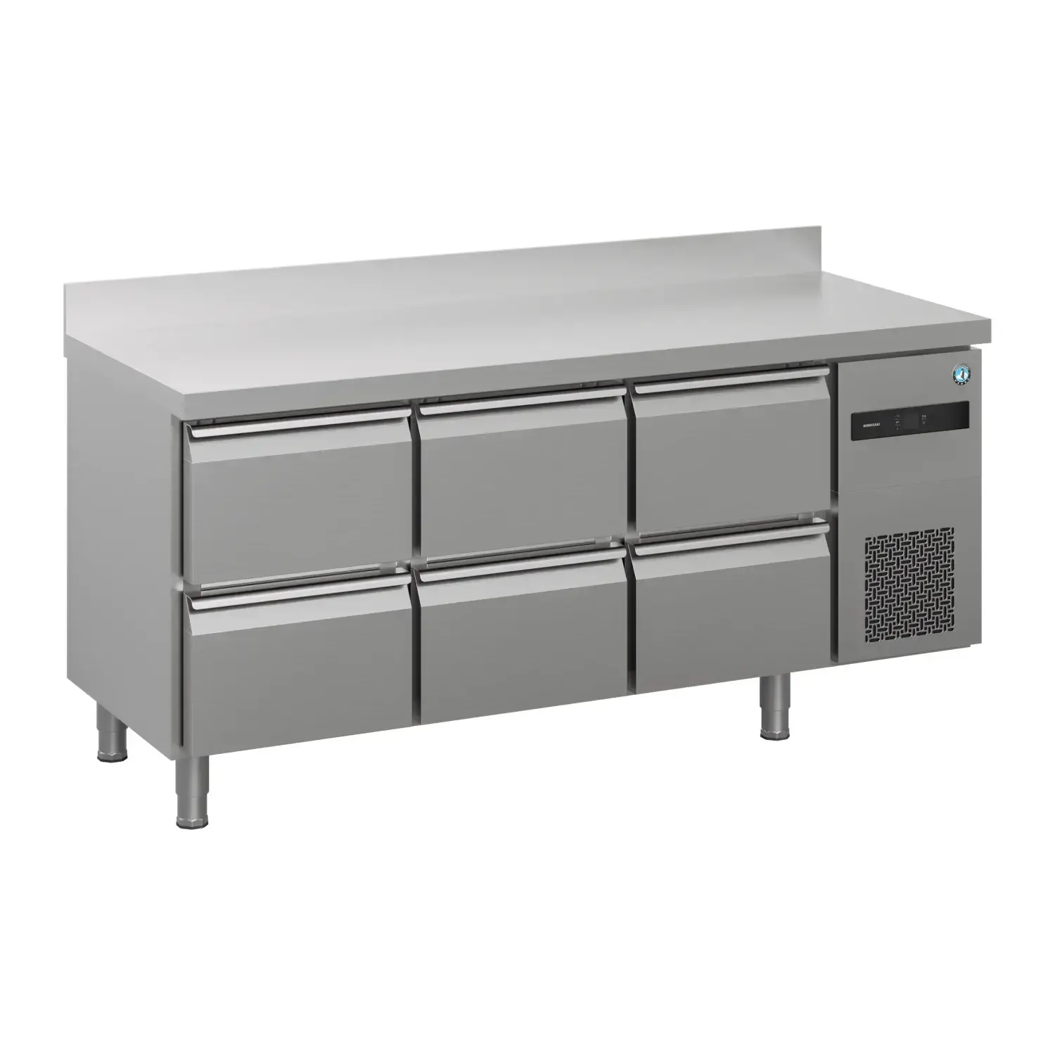 Hoshizaki ADVANCE ACR-180DG-222-RRS-L2 3-Section Refrigerated Counter