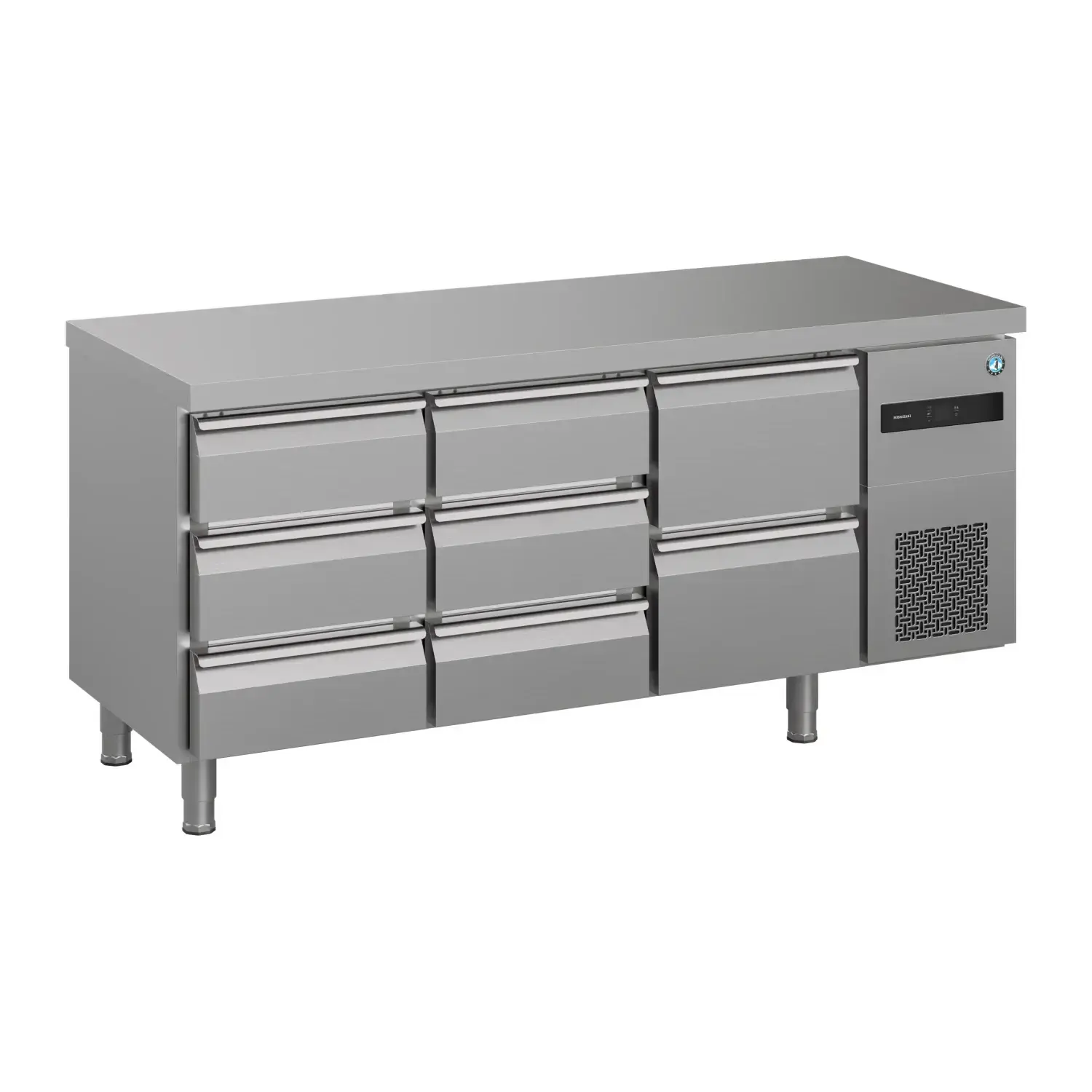 Hoshizaki ADVANCE ACR-180DG-332-RRC-L1 3-Section Refrigerated Counter