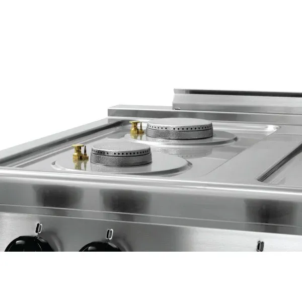 6 Burner Commercial Cooking Range with Oven 3
