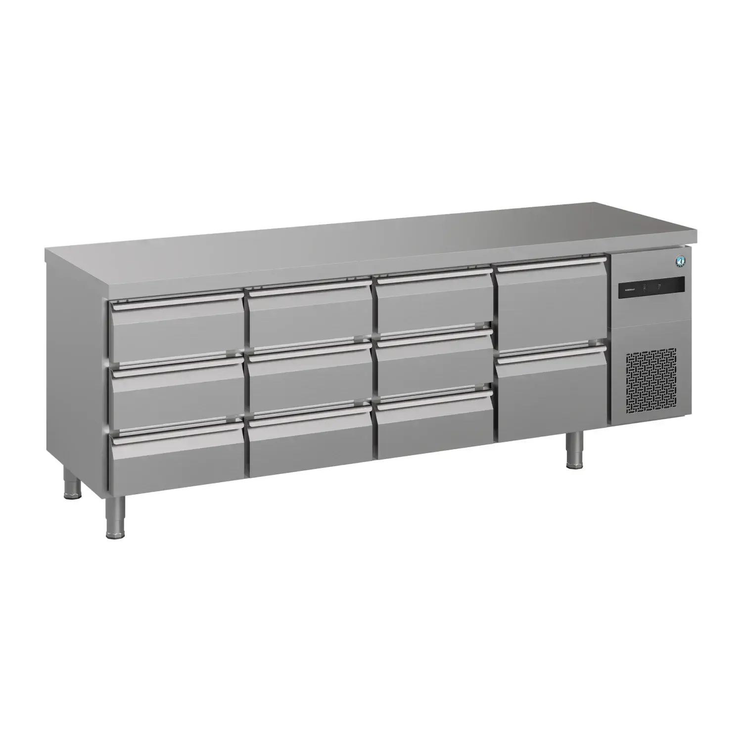 Hoshizaki ADVANCE ACR-225DG-3332-RRC-L1 4-Section Refrigerated Counter