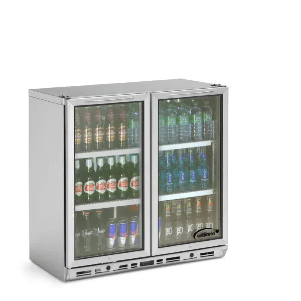 WILLIAMS BC 2U Double Door Bottle Cooler – Commercial Back Bar Chiller 5