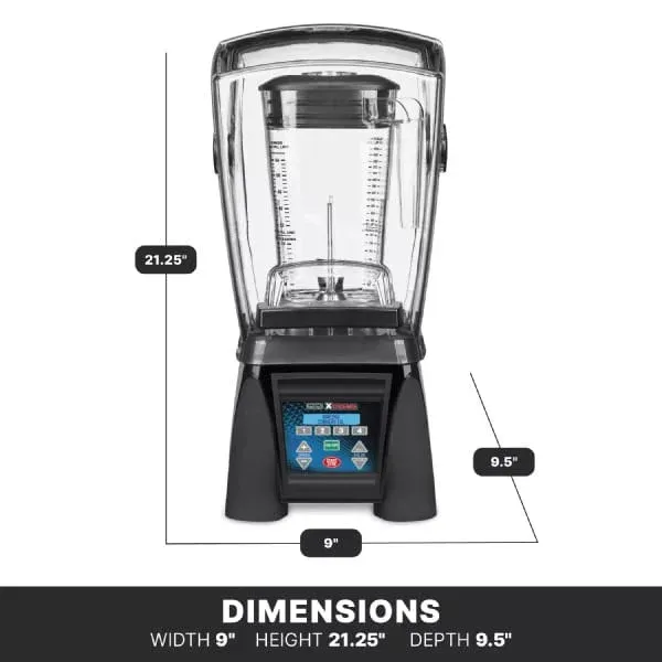 Waring MX1500XTX Xtreme Programmable High‑Power Commercial Blender – 64 oz Copolyester Jar with Sound Enclosure 6