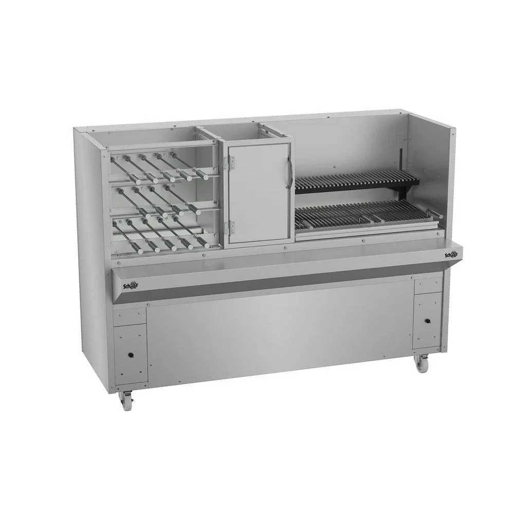 Scheer Super 380S - Commercial Charcoal BBQ Machine