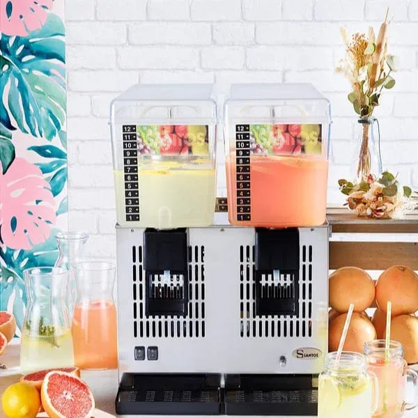 SANTOS 34‑2A Double‑Bowl Cold Drink Dispenser – 2 × 12 L 3