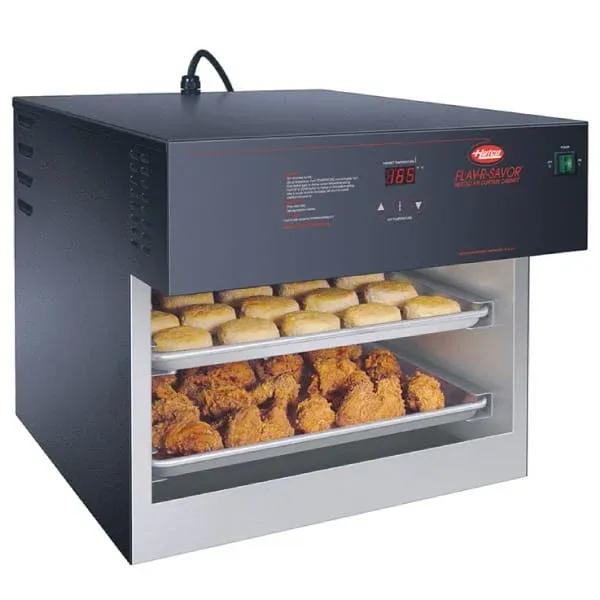 Hatco Flav‑R‑Savor FSHAC‑2 Heated Air Curtain Cabinet – 2‑Tier Countertop 2
