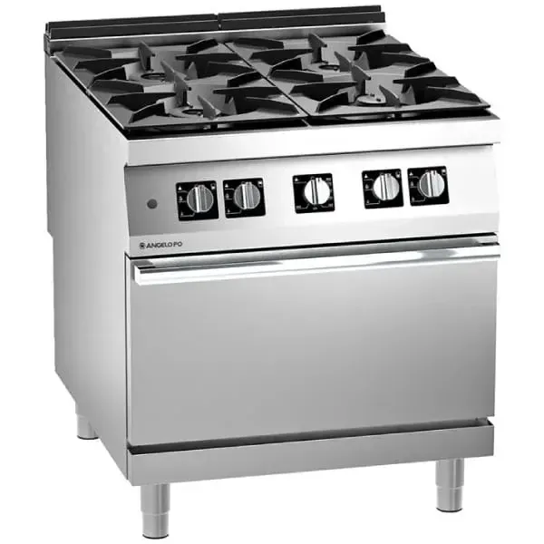 Angelopo 1N1FAAG – 4 Burner Gas Range with Static Oven