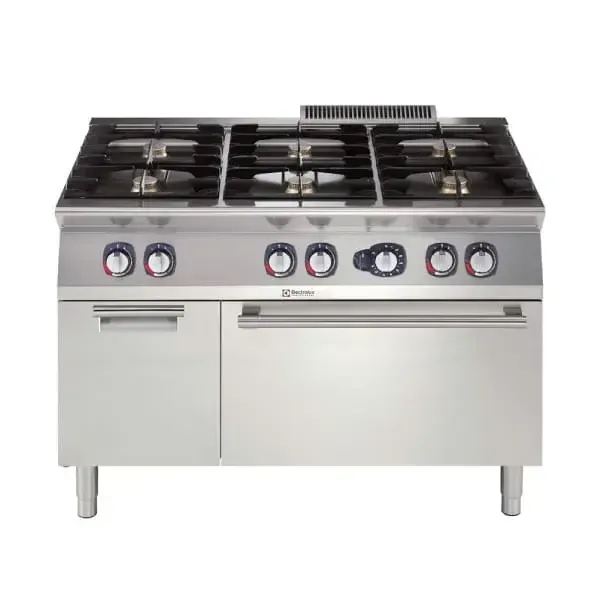 Electrolux 700XP – 6 Burner Gas Range on Gas Oven with Cupboard