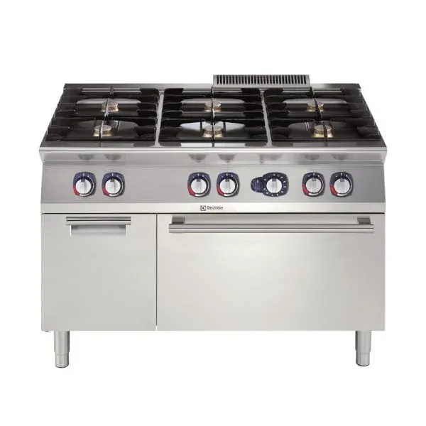Electrolux 700XP – 6 Burner Gas Range on Gas Oven with Cupboard 3
