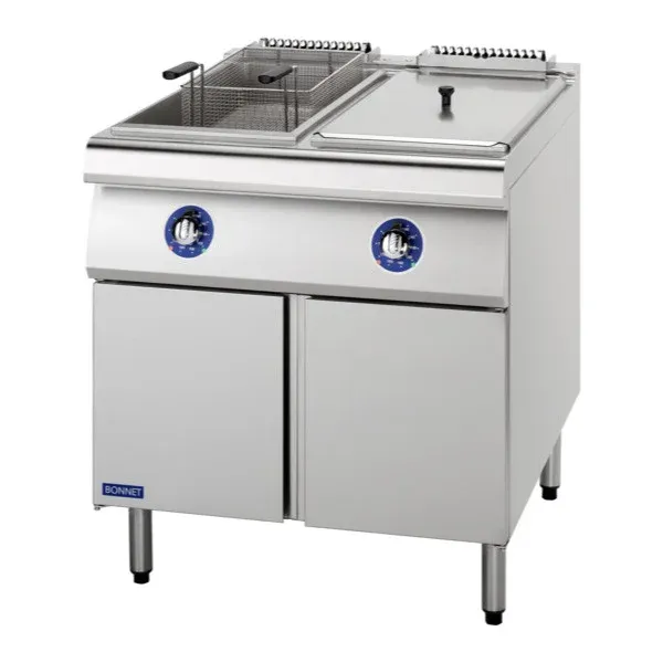 Bonnet B1A9FRD25BG-10 – 2 x 25L Gas Double Well Fryer 4