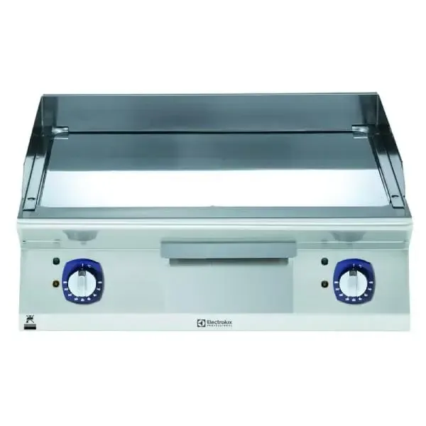Electrolux 700XP 800mm Electric Fry Top – Smooth Polished Chrome Plate