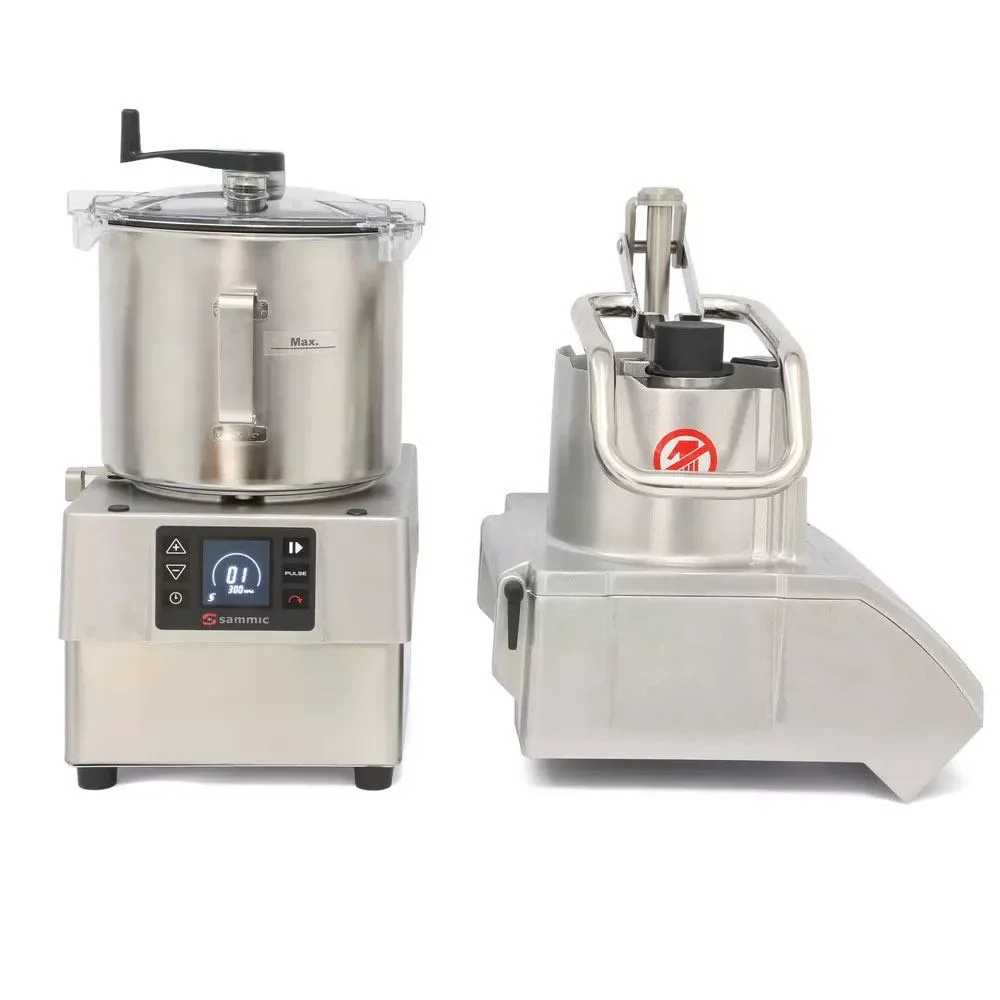 ماكينة Sammic CK-48V عالية الإنتاج لتحضير الخضروات ومعالجة الأغذية – سعة 8 لتر 1