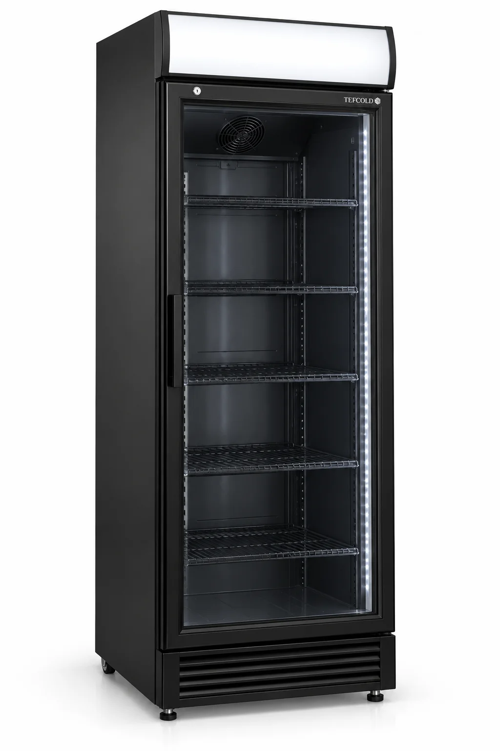 TEFCOLD CEV425CP BLACK Commercial Bottle Cooler