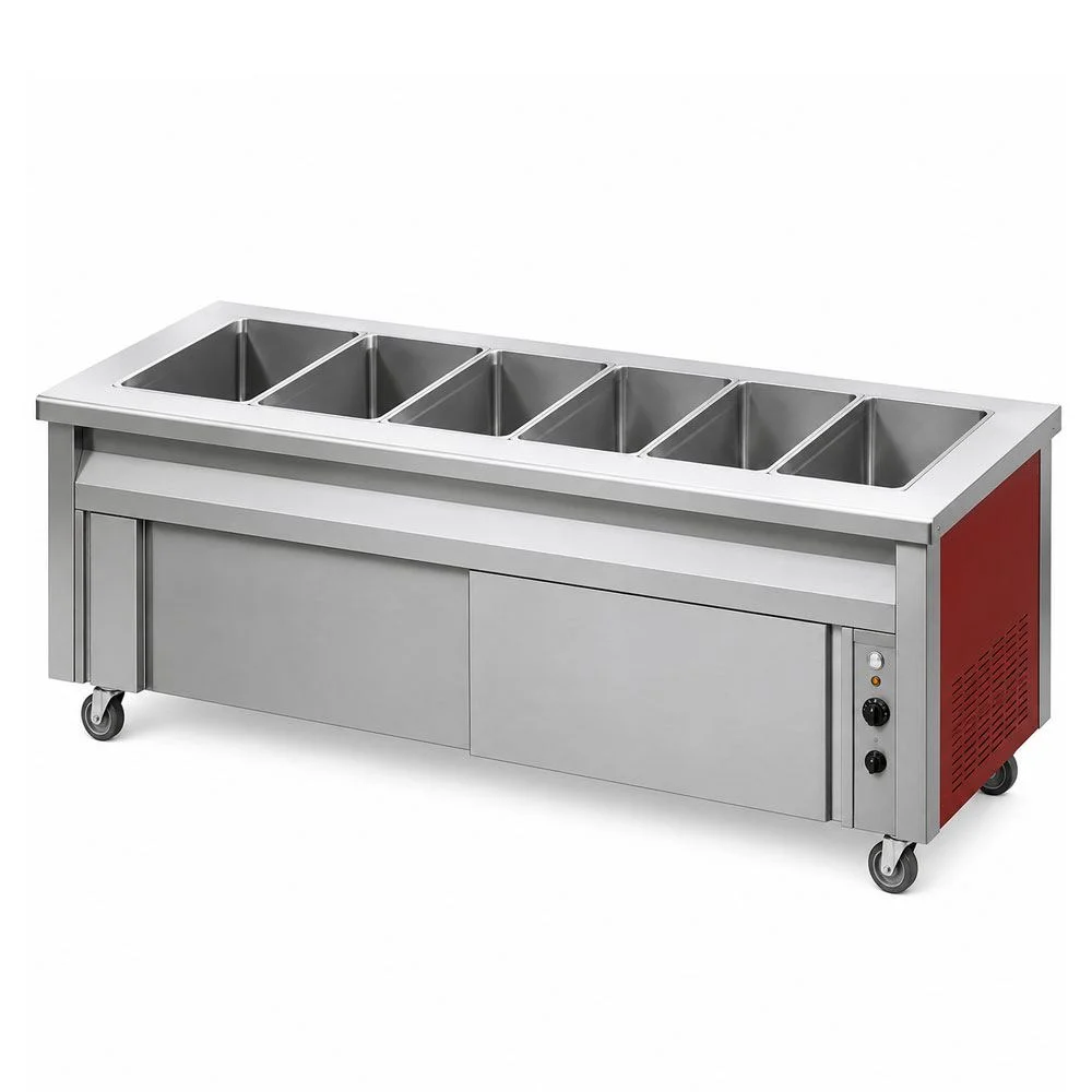 EMAINOX EAB 19 Commercial Bain Marie with Neutral Cupboard