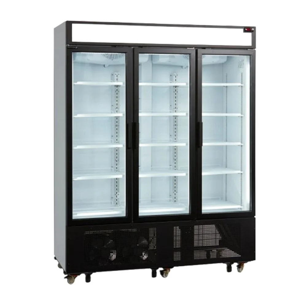 TEFCOLD FSC1600H 3-Door Display Cooler with Canopy