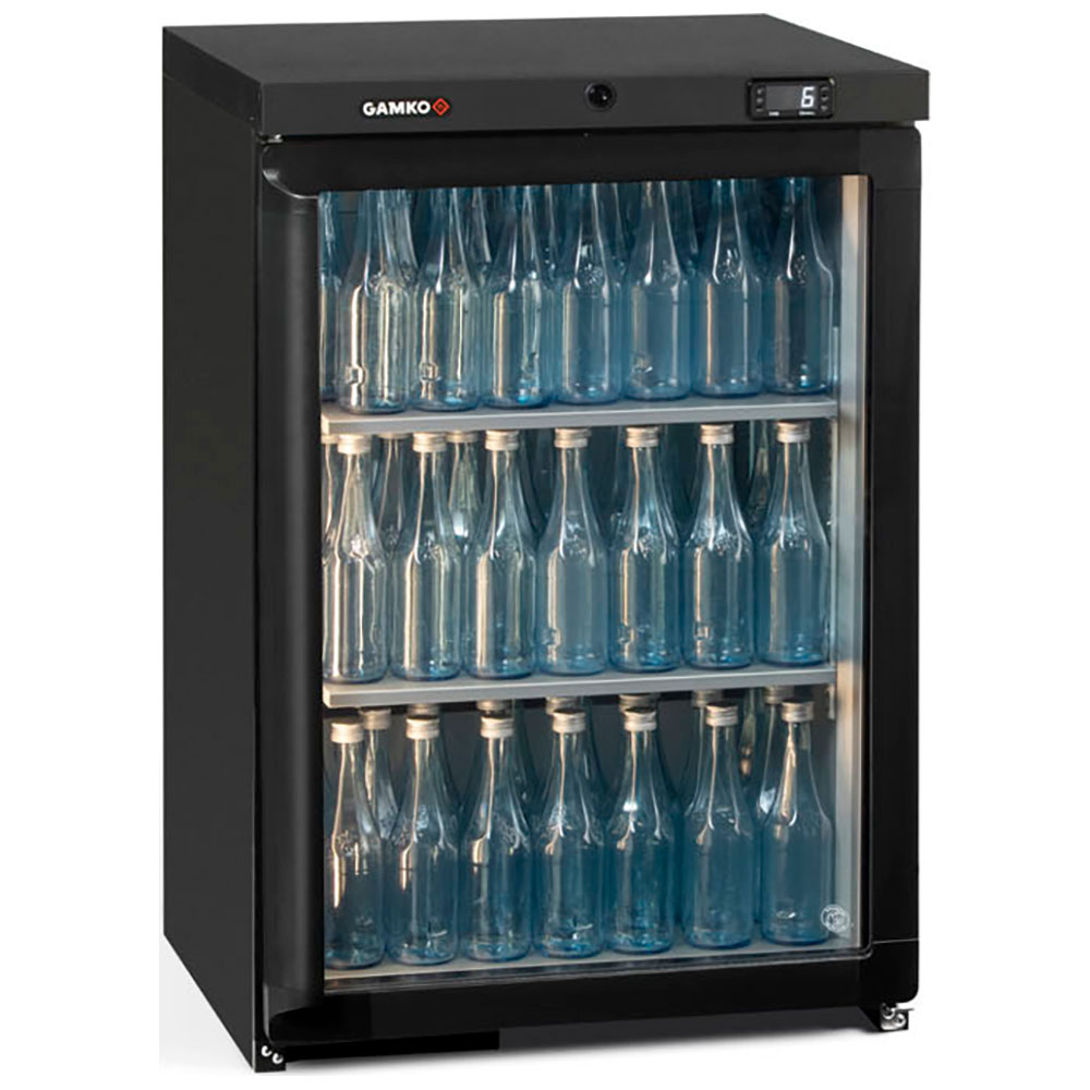 ثلاجة زجاجات Gamko MG1/VIDERA سعة 150 لتر بباب زجاجي واحد