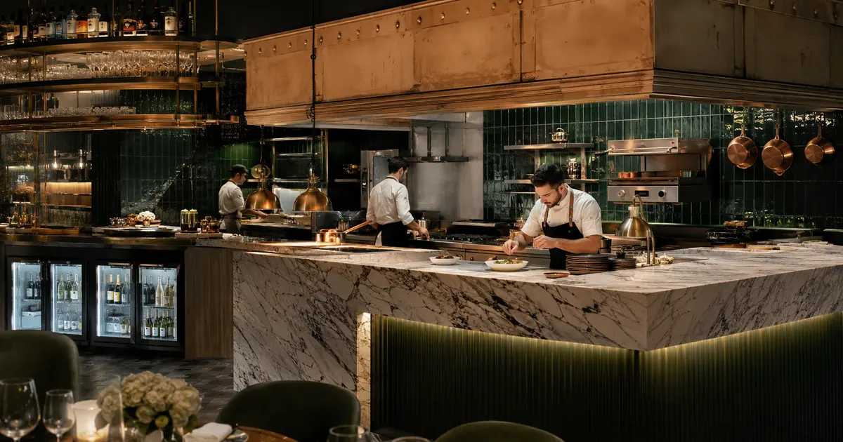 Representative commercial kitchen project visual for Bellavista Kitchen & Bar at Grosvenor House