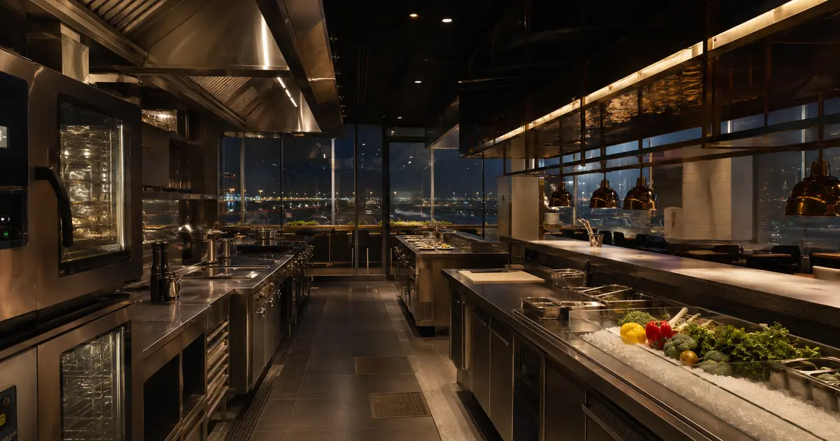 Representative commercial kitchen project visual for Le Méridien Dubai Airport Terminal 3 at Le Méridien