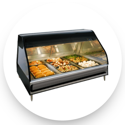 Heated Display Cases