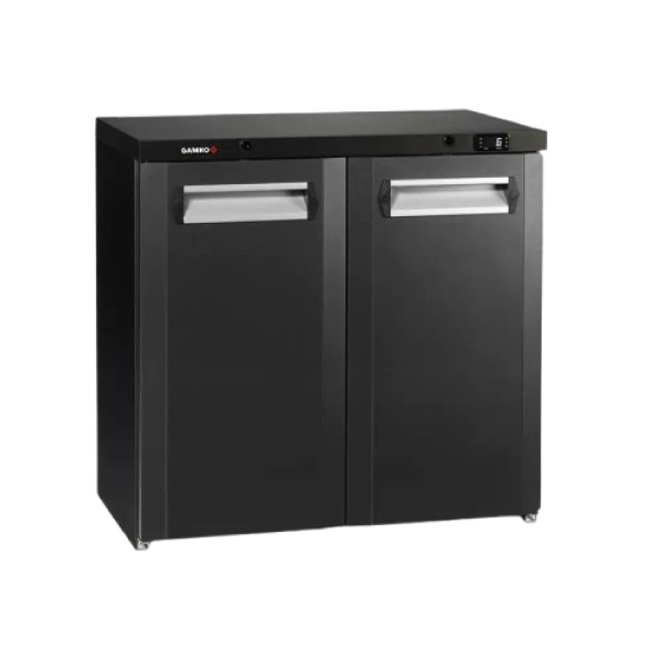 Commercial Bottle Cooler – 204L Double Glass Door