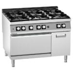 Angelopo 2N1FAGV 6 Burner Gas Range Convection Oven UAE