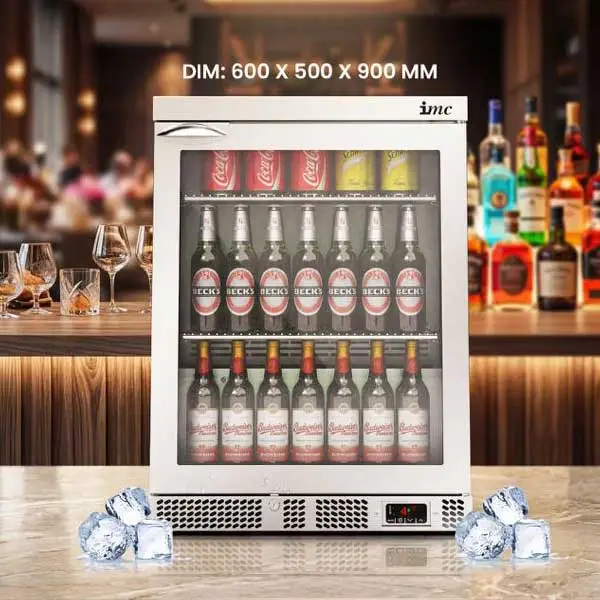 IMC Glass Door Bottle Cooler M60 F77/114 SS – Commercial Bar Cooler UAE
